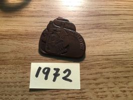 Baslerfasnachtsplaketten 1972 Kupfer