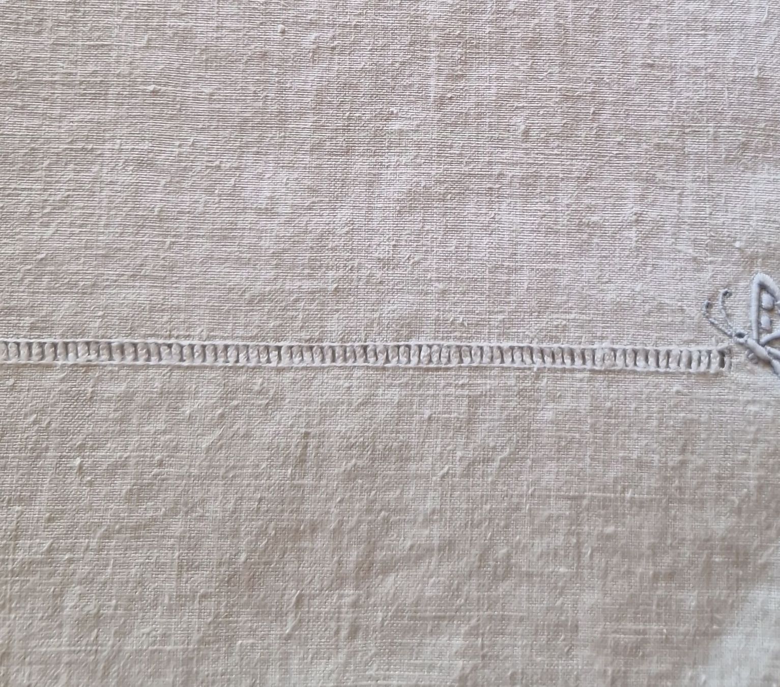 Biancheria da letto: Leinentuch beige gebraucht – Usato da Gwatt (Thun) venduto da Letzte-Chance-III