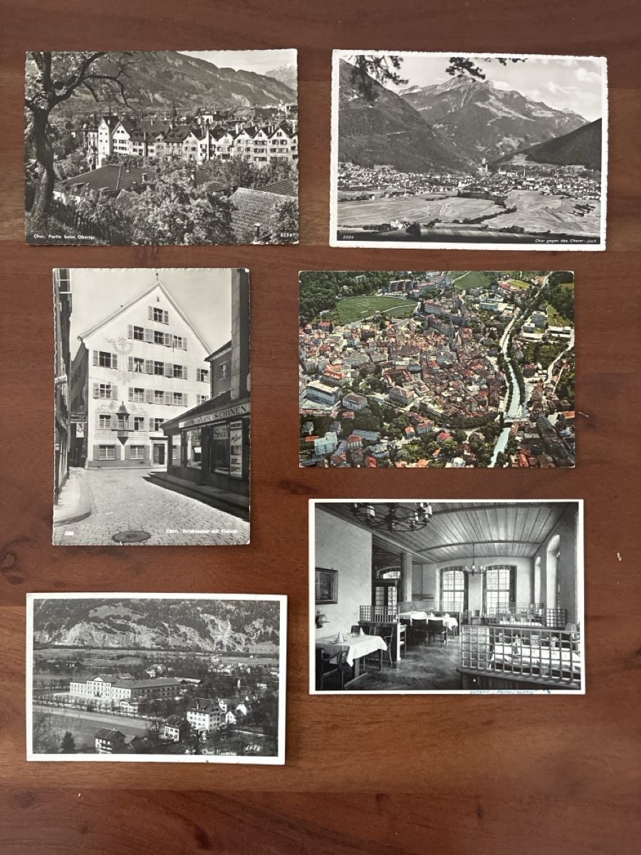 Ansichtskarten: 12 Ansichtskarten Schweiz von Chur GR – Gebraucht aus Oftringen von Cla.vD.74 2