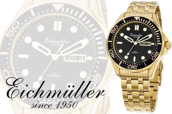 Orologi: Eichmüller- Waterproof 200m Datum 3450 4 – Nuovo e nell'imballaggio originale da Wittenbach venduto da uhrenshop24swiss