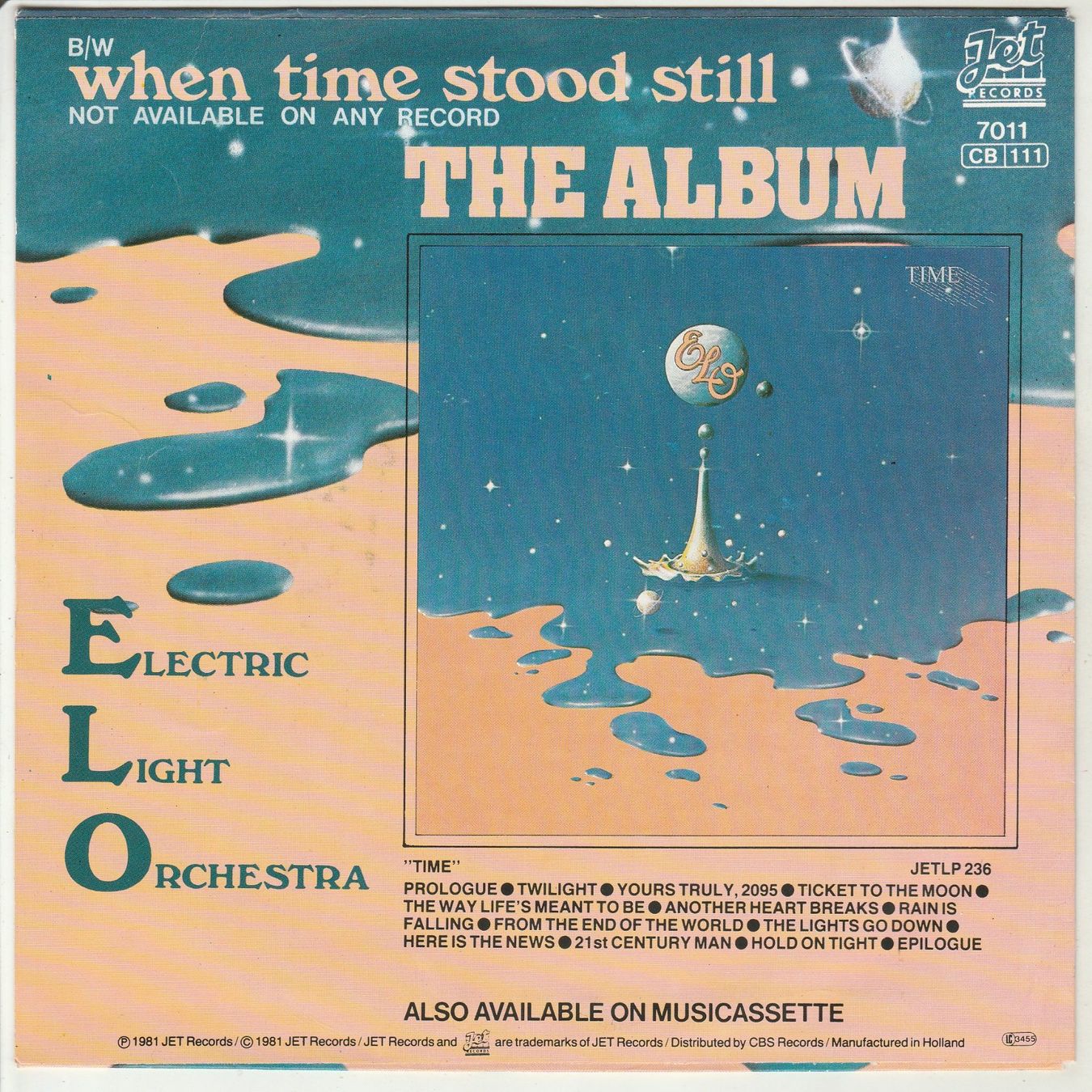 Vinyles: ELO - Hold on tight 7" Vinyl 1981 – D'occasion à Tübach par JamesStone 1