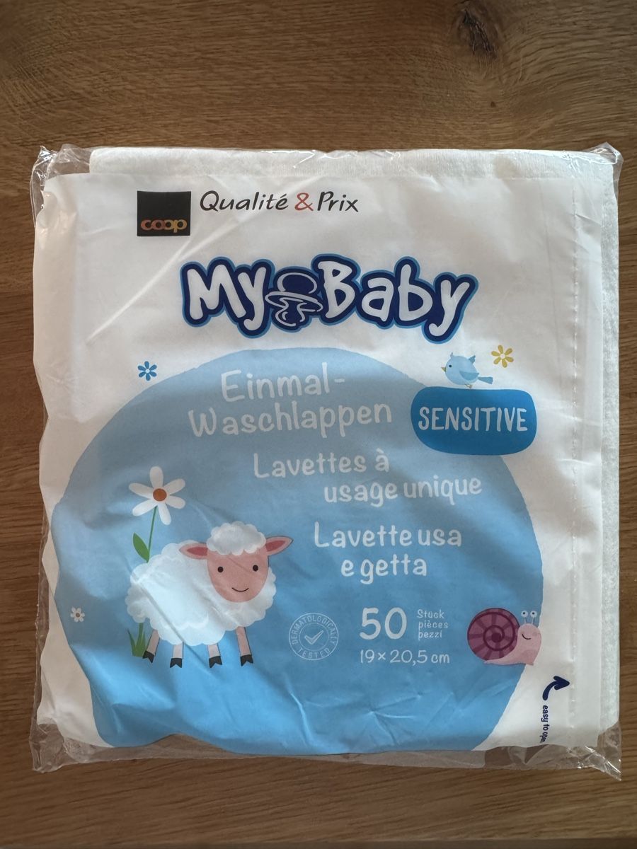 Sonstige Körperpflege: My Baby Einmal-Waschlappen SENSITIVE – Neu und originalverpackt aus Winkel von Schorley