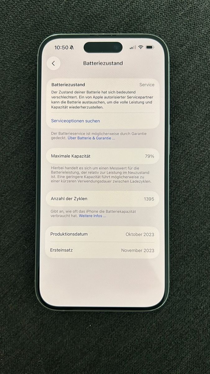 Apple Handys / Smartphones: Iphone 15 pro 128GB – Gebraucht aus Rorschach von med_cg8c 8