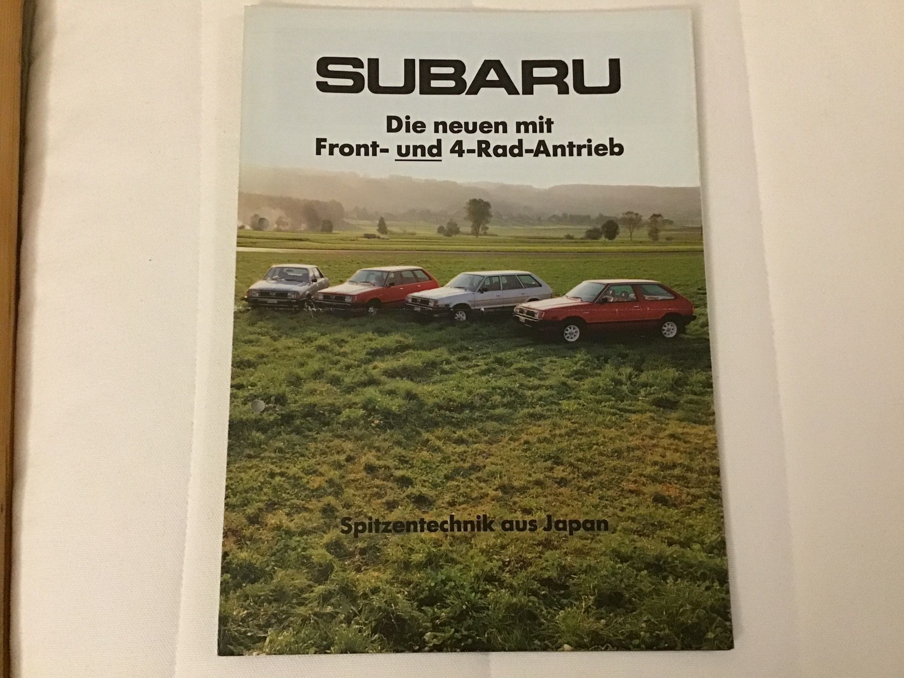 Subaru Documenti: Subaru Programm Faltprospekt – Usato da Scherzingen venduto da Starseller62
