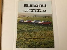 Subaru Programm Faltprospekt