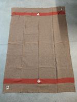 Militärdecke Wolle aus 1880 Schweizer Armee absolutes Unikat