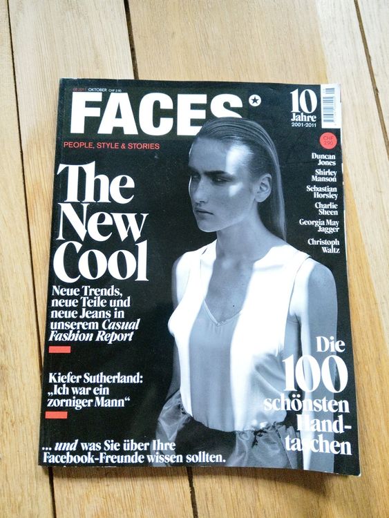 FACES Magazin Zeitschrift Vintage Jubiläumsausgabe 10 Jahre Kaufen