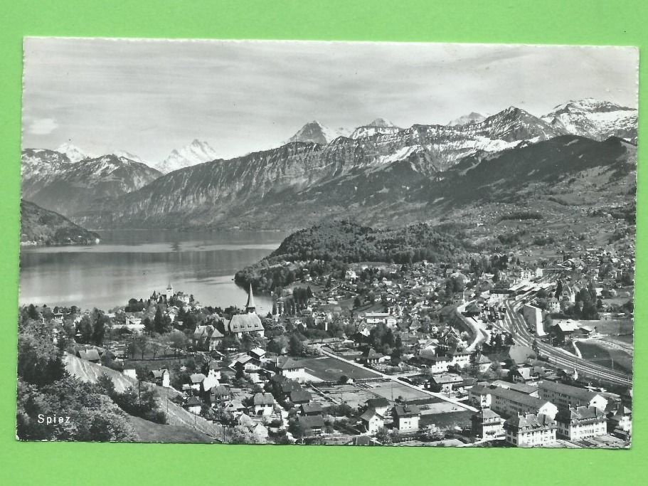 Cartoline postali: Spiez – Usato da Zürich venduto da t24_de