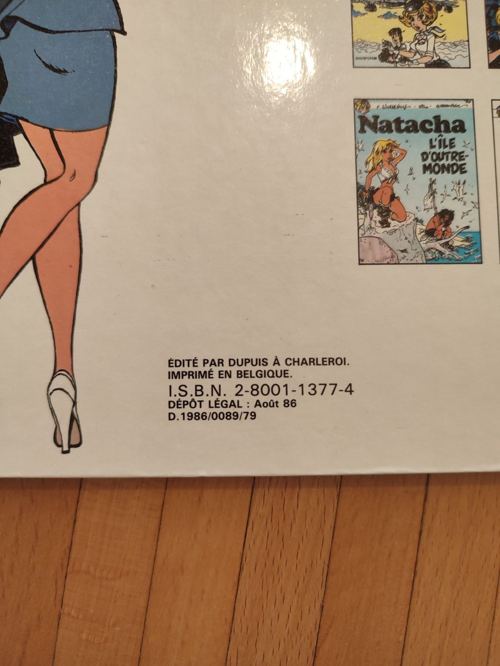 Fumetti: Natacha N°12 - les culottes de fer - EO 1986. – Usato da Bougy-Villars venduto da Vogue 3