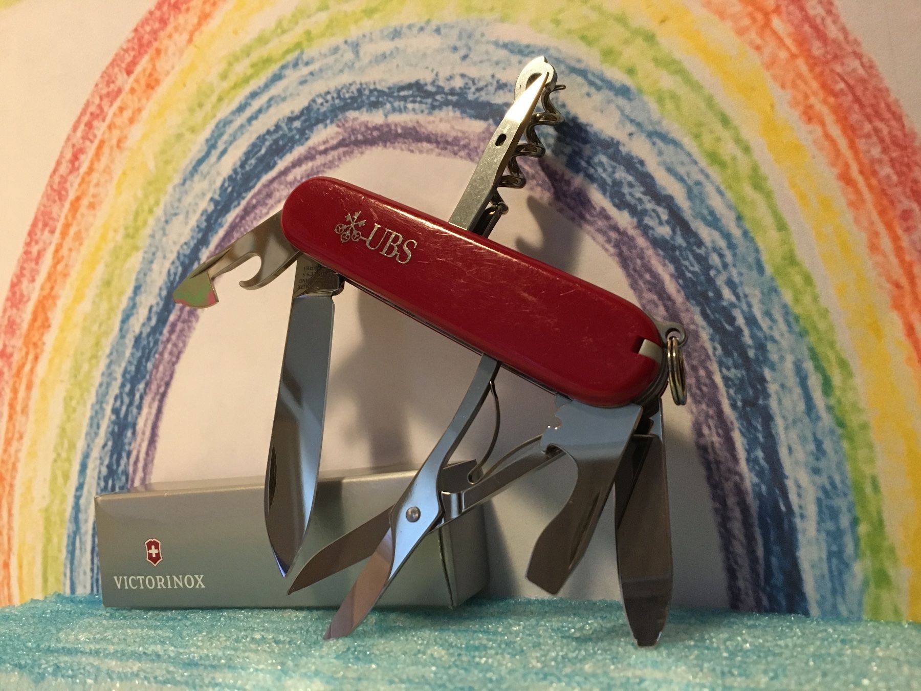 Victorinox Coltelli tascabile: Victorinox - Climber - Sackmesser - UBS – Usato da Andwil SG venduto da Rainboli