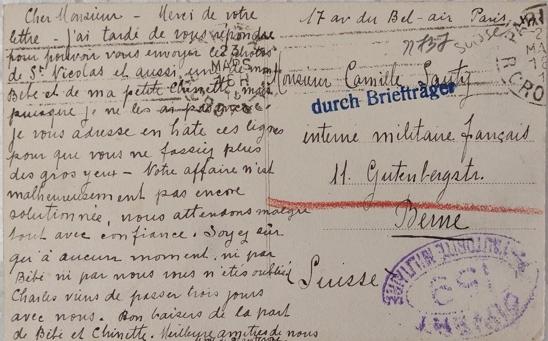 Ansichtskarten: OUCHY - Les Quais – Gebraucht aus Delémont von Domdom1 1