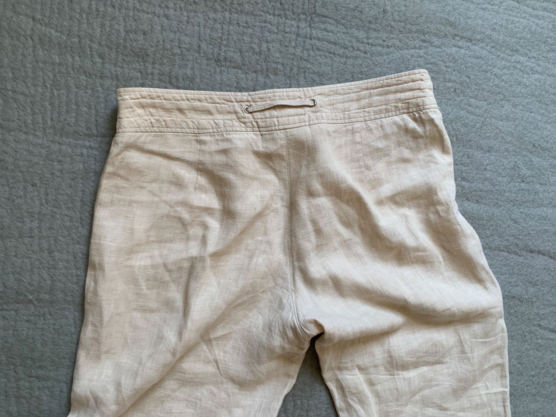 Pantaloni: Damen Sommer Hose Bianca Leinen beige Gr. 38 – Usato da Richterswil venduto da Moii89 3