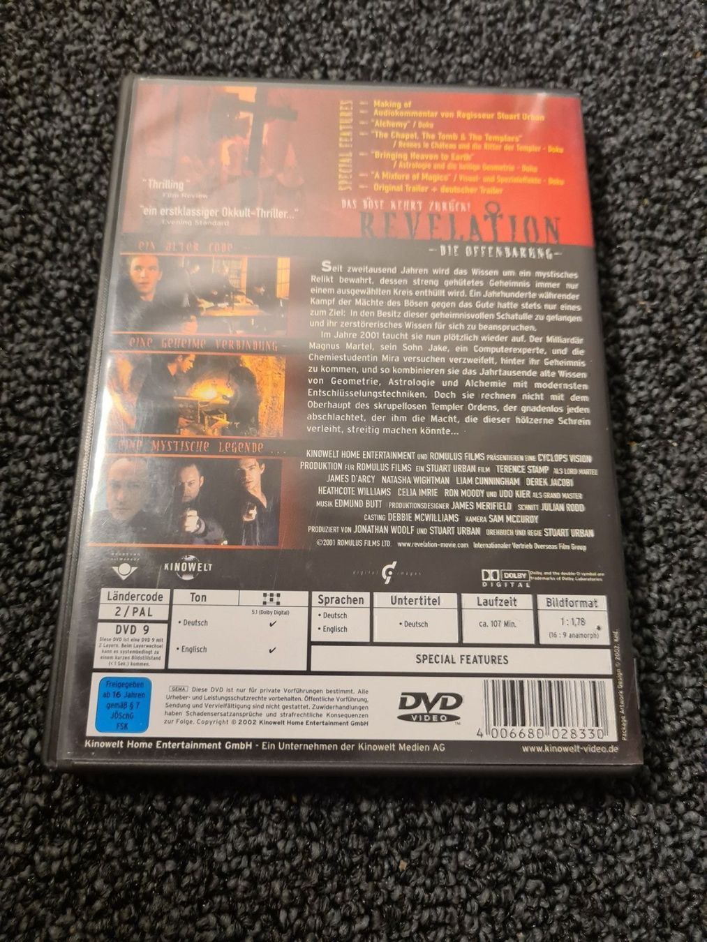 Tutti i DVDs: REVELATION(8356) – Usato da Ruswil venduto da jan_bxl5 1