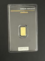 Goldbarren 1g Argor - Heraeus