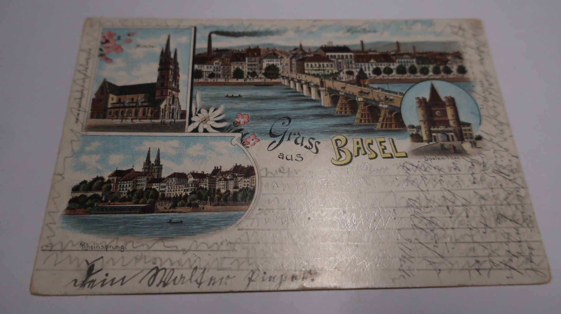 Cartoline postali: Gruss aus Basel – Difettoso da Cormoret venduto da Pascalll2001 1
