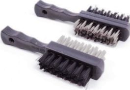 BÜRSTEN SATZ STAHL + NYLON 2 TLG