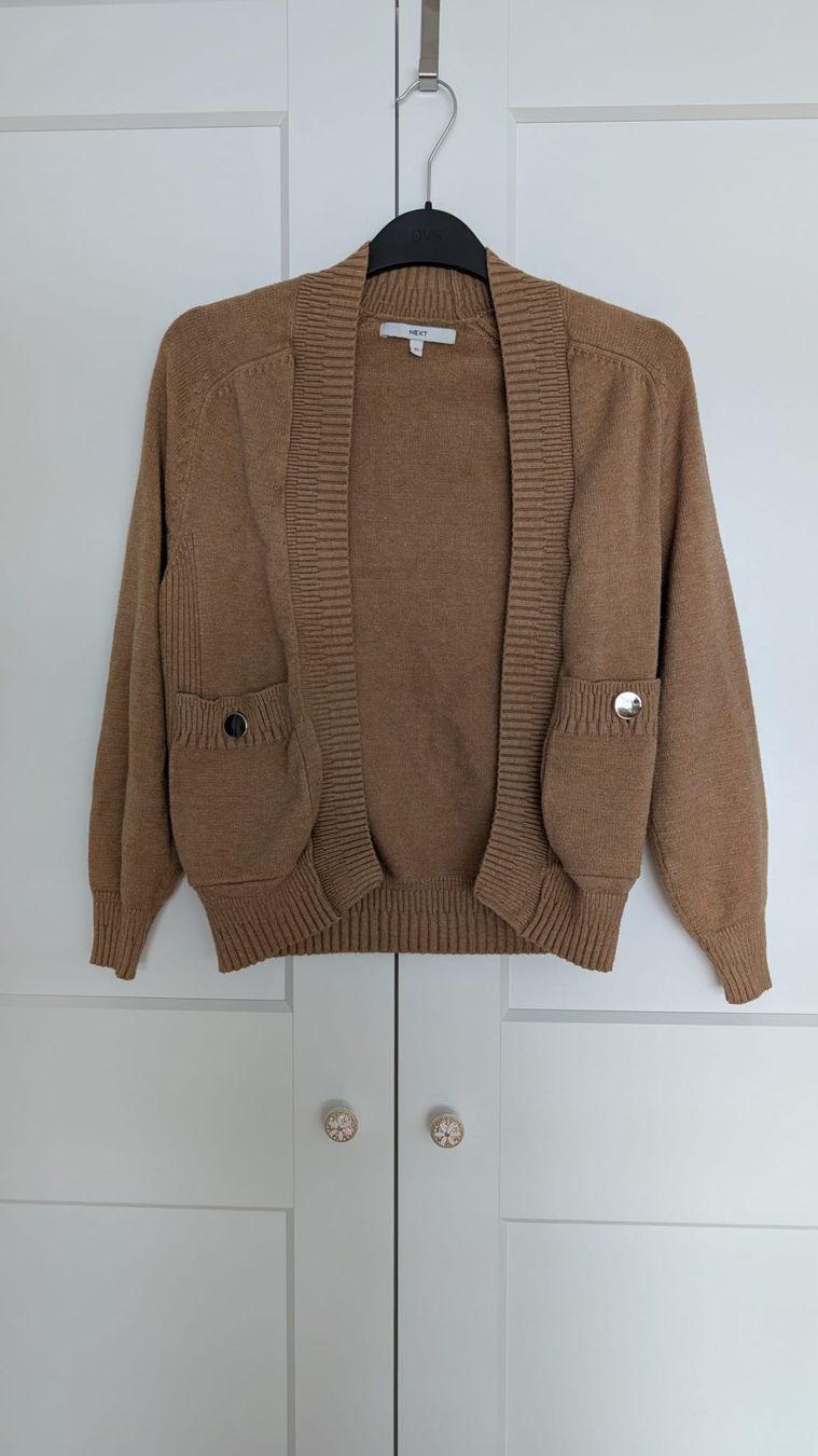 Next Jacken: Edler Cardigan in camel - Grösse XS – Gebraucht aus Au SG von and_cra