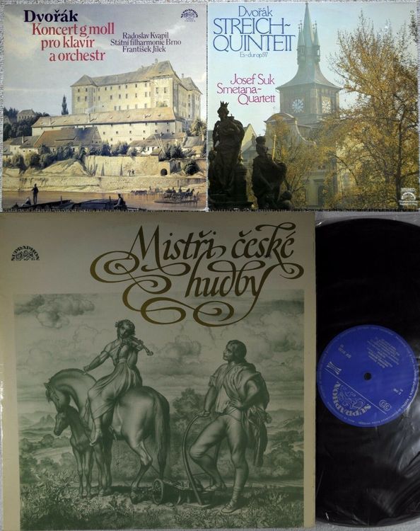 Josef Suk spielt Dvorak Violin Rezital 3 RARE LPs Supraphon Kaufen