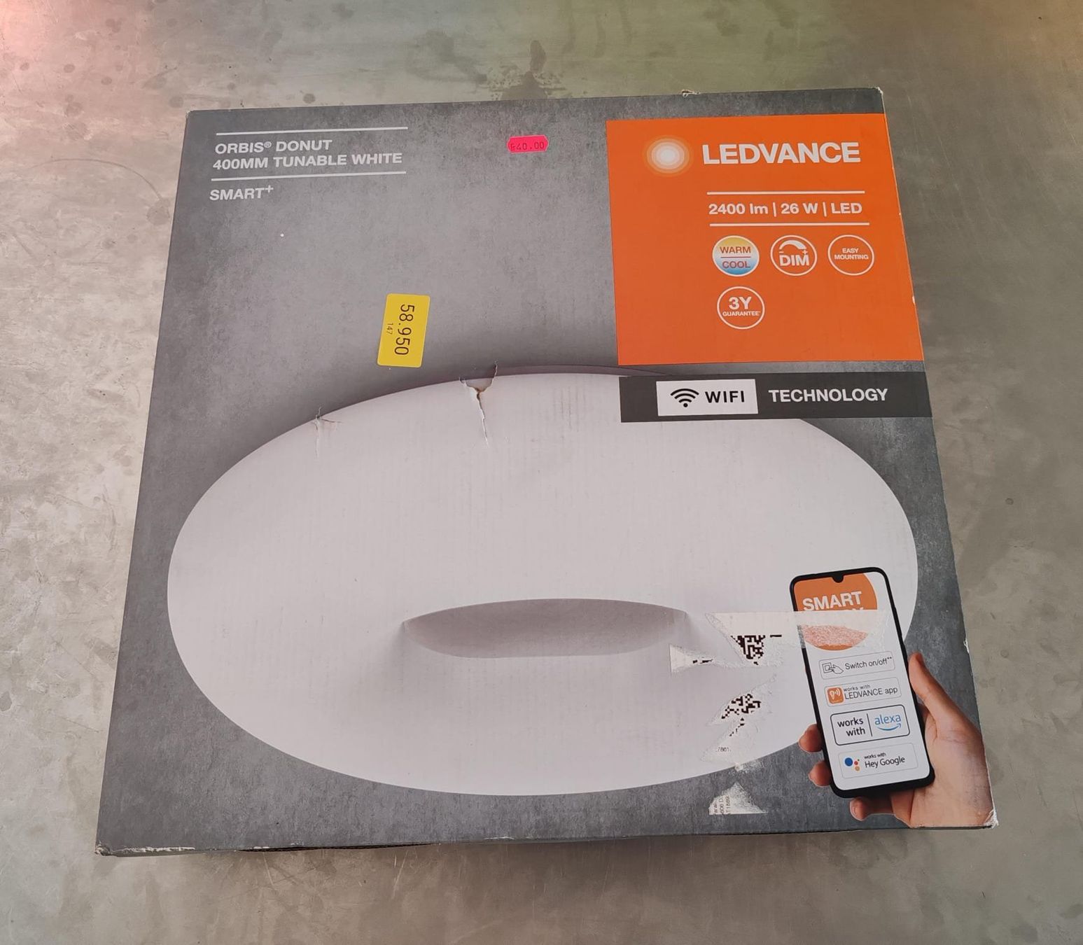 Lampadari & plafoniere: LEDVANCE SMART+ Orbis Donut WiFi Deckenleuchte – Nuovo (secondo la descrizione) da Bern venduto da PrettyGood