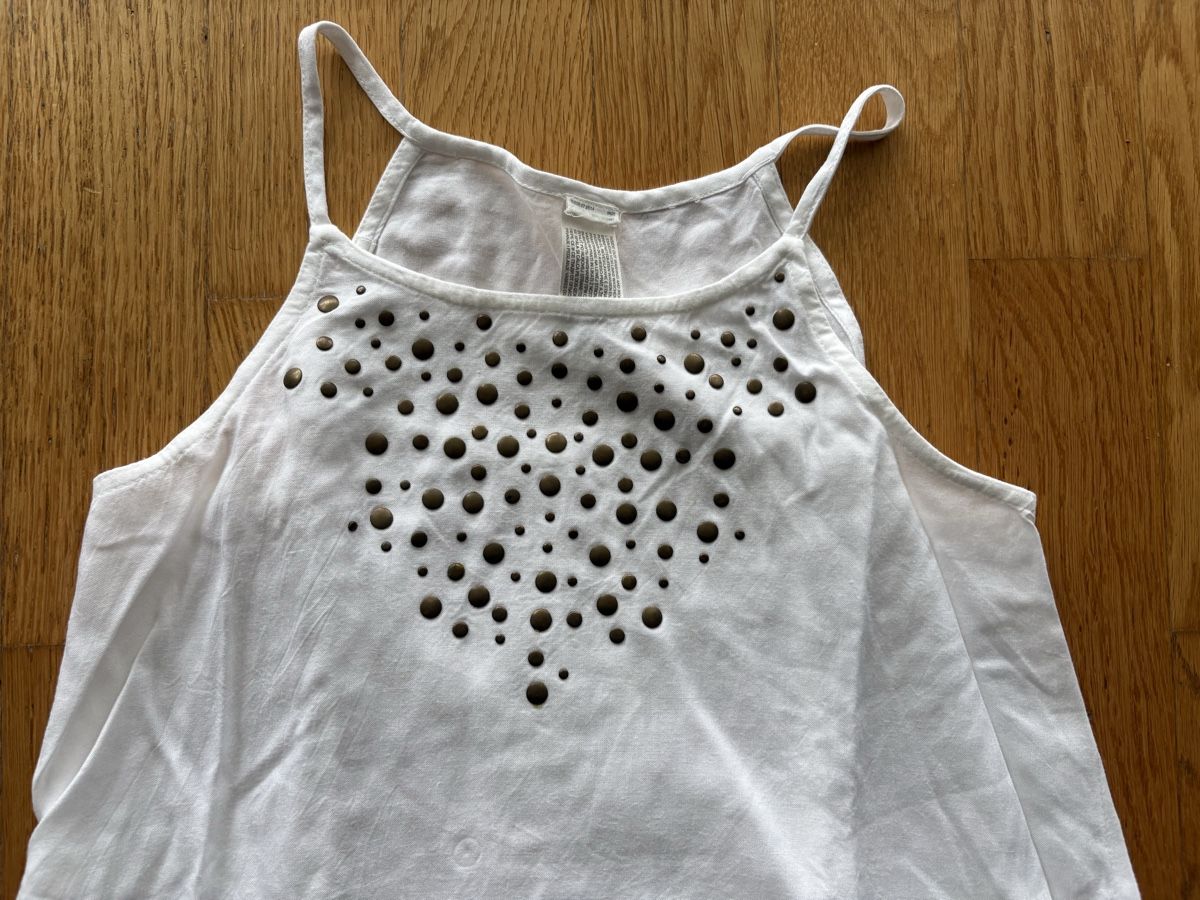 Tops: Luftiges, weisses Sommer Top Gr. S – Gebraucht aus Beromünster von msklef 1