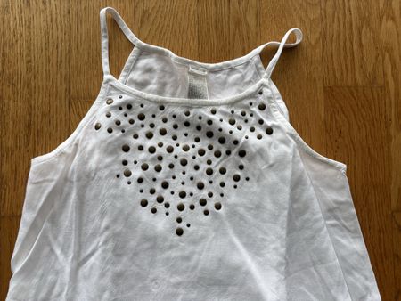 Luftiges, weisses Sommer Top Gr. S