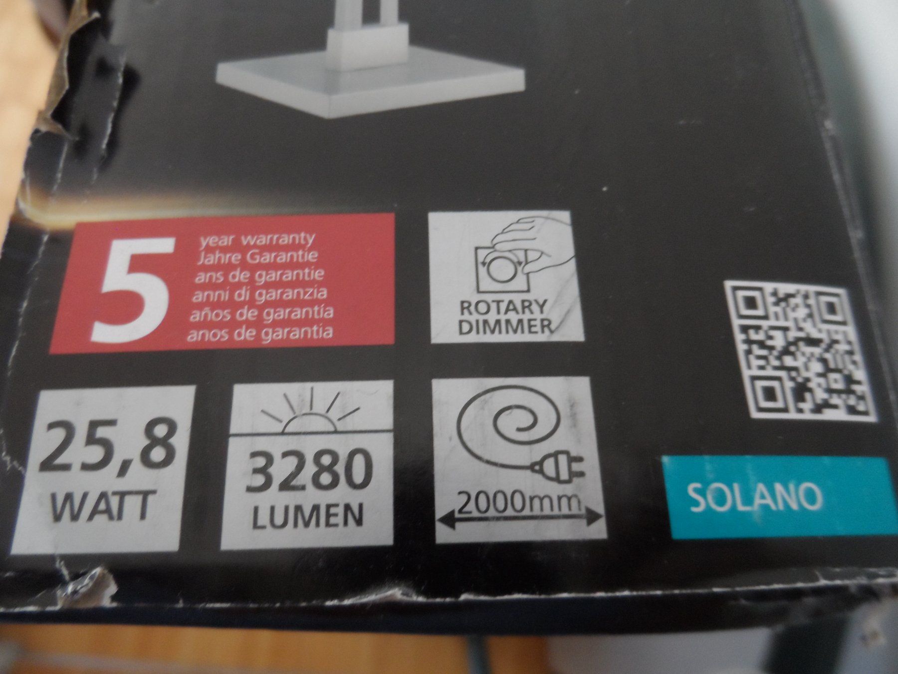 Eglo Lampade: Stehlampe LED Eglo Solano NEU – Nuovo e nell'imballaggio originale da Chur venduto da Ajura 3