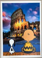Death: Snoopy & Charly Brown in Rom, signiert 23/100