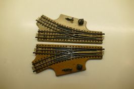 Märklin H0: Uraltgleis-Handweichenpaar Einheit 2