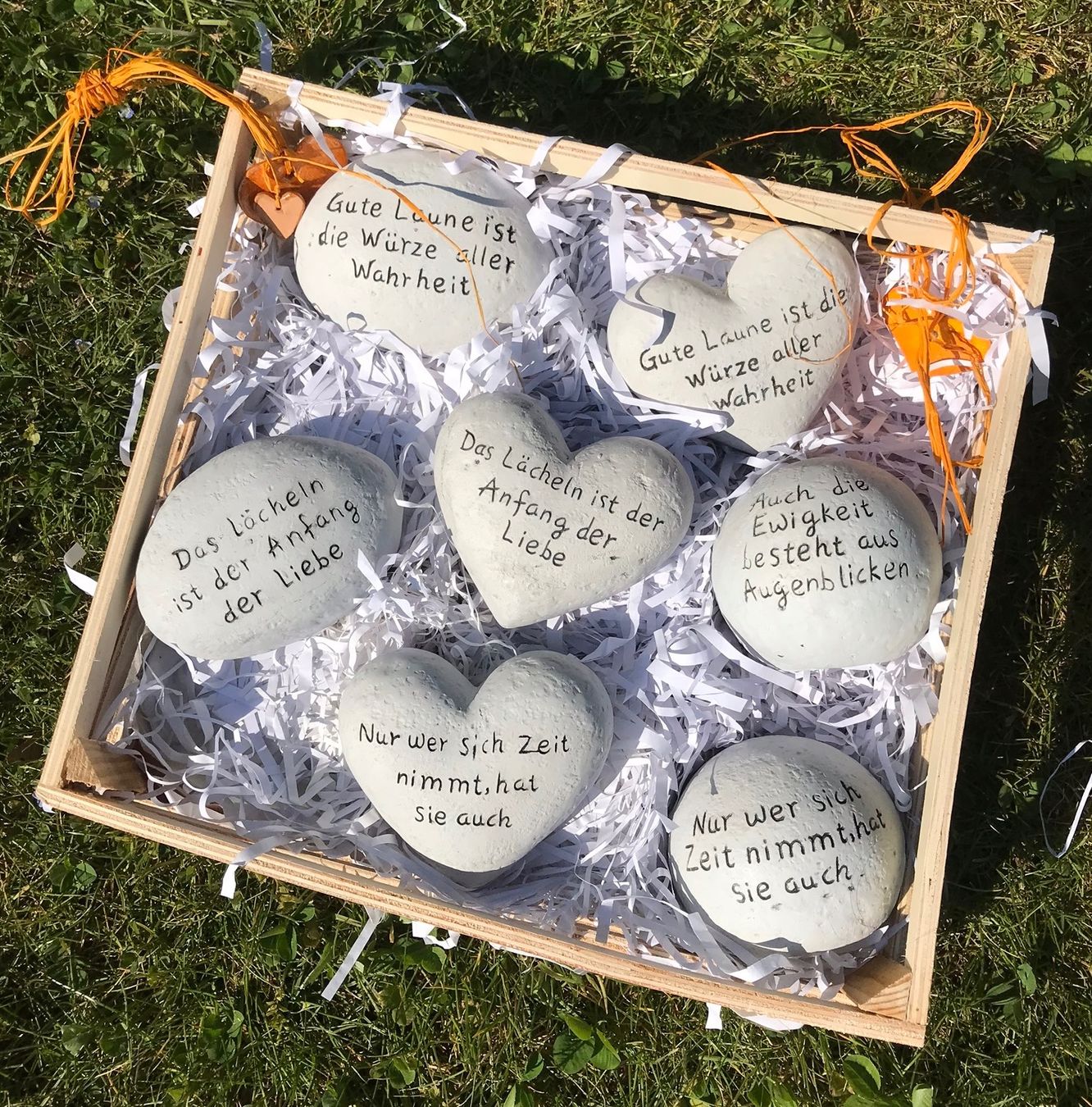 Tutte le decorazioni: Set Spruch-Steine (3x Stein mit Sprüchen) – Nuovo (secondo la descrizione) da Rickenbach b. Wil venduto da sunneschii_ 3