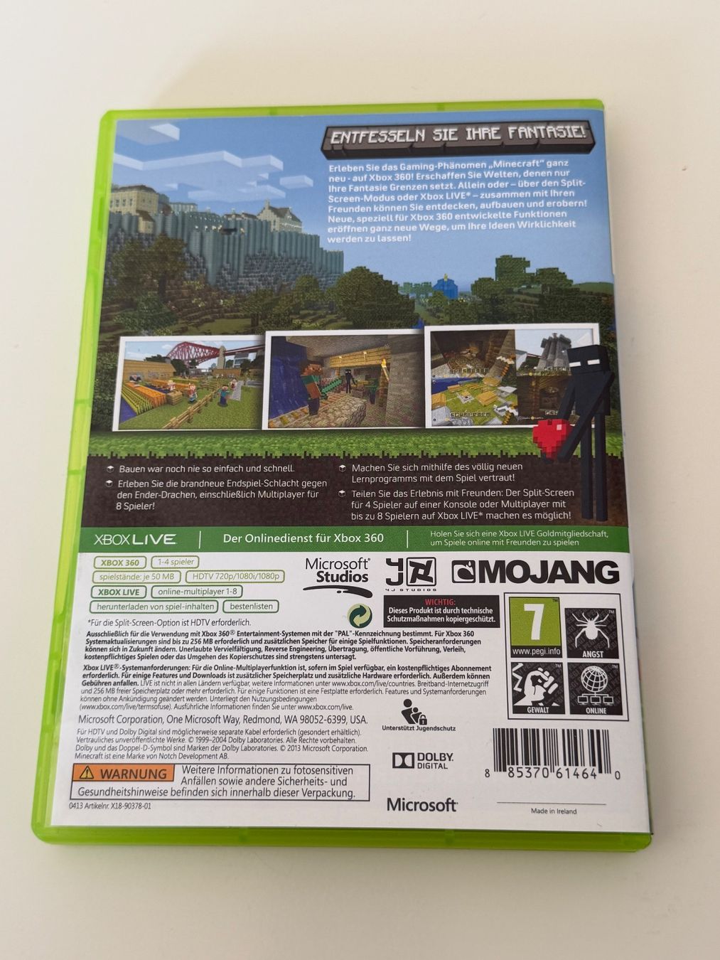 Spiele: Minecraft - Xbox 360 Edition – Gebraucht aus Altstätten SG von sheamus 1