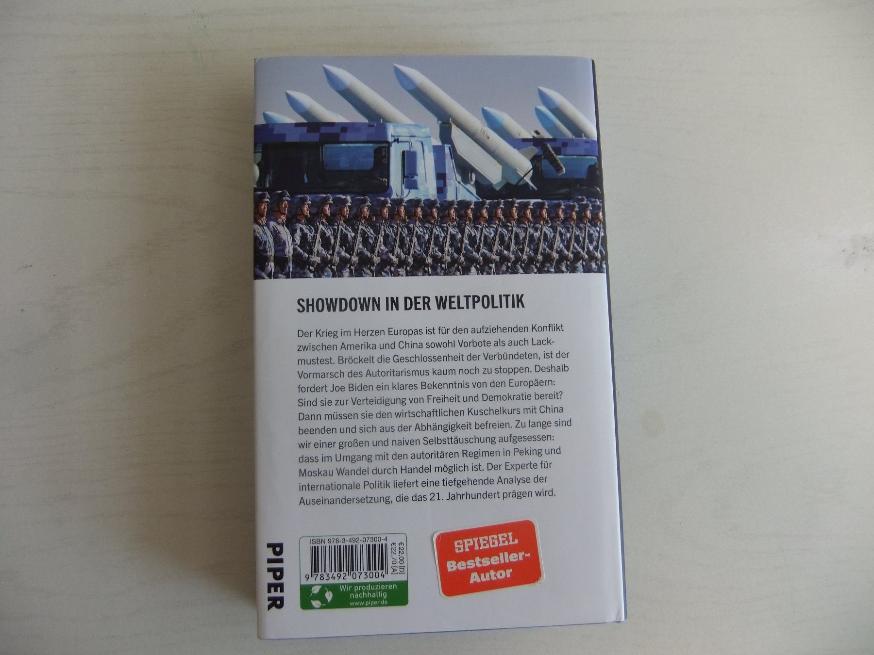 Libri: Buch Kampf der dSupermächte, Elmar Thevessen, 2022 Piper – Usato da Hemishofen venduto da Lany 1
