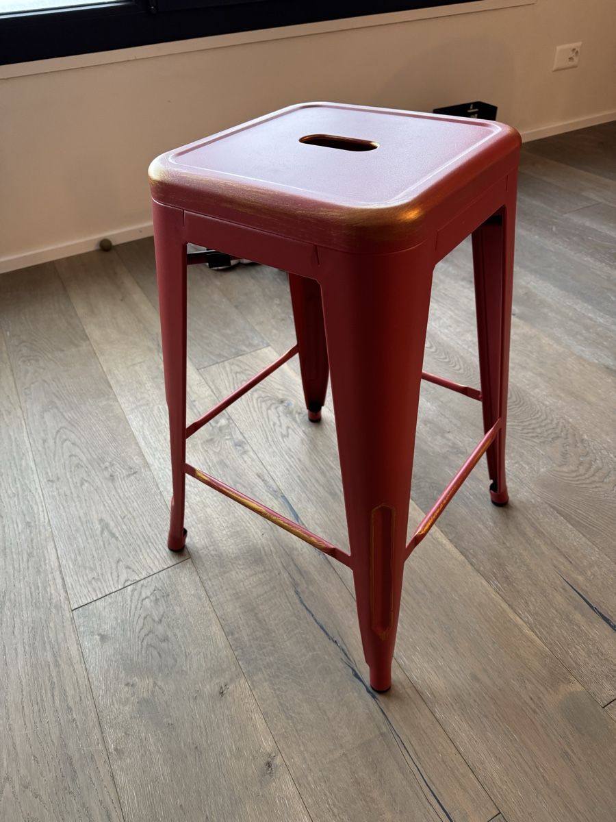 Sgabelli: Tabouret haut. 61cm terracotta/orange – Nuovo (secondo la descrizione) da Neuchâtel venduto da grisbleu 1