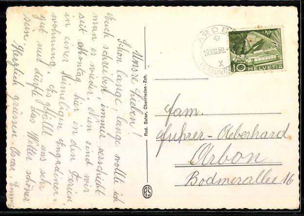 Cartoline postali: AK Ardez, Ortspartie – Usato da Berlin venduto da bartko-reher 1
