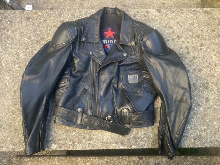 Motorradjacke Leder "Terminator"
