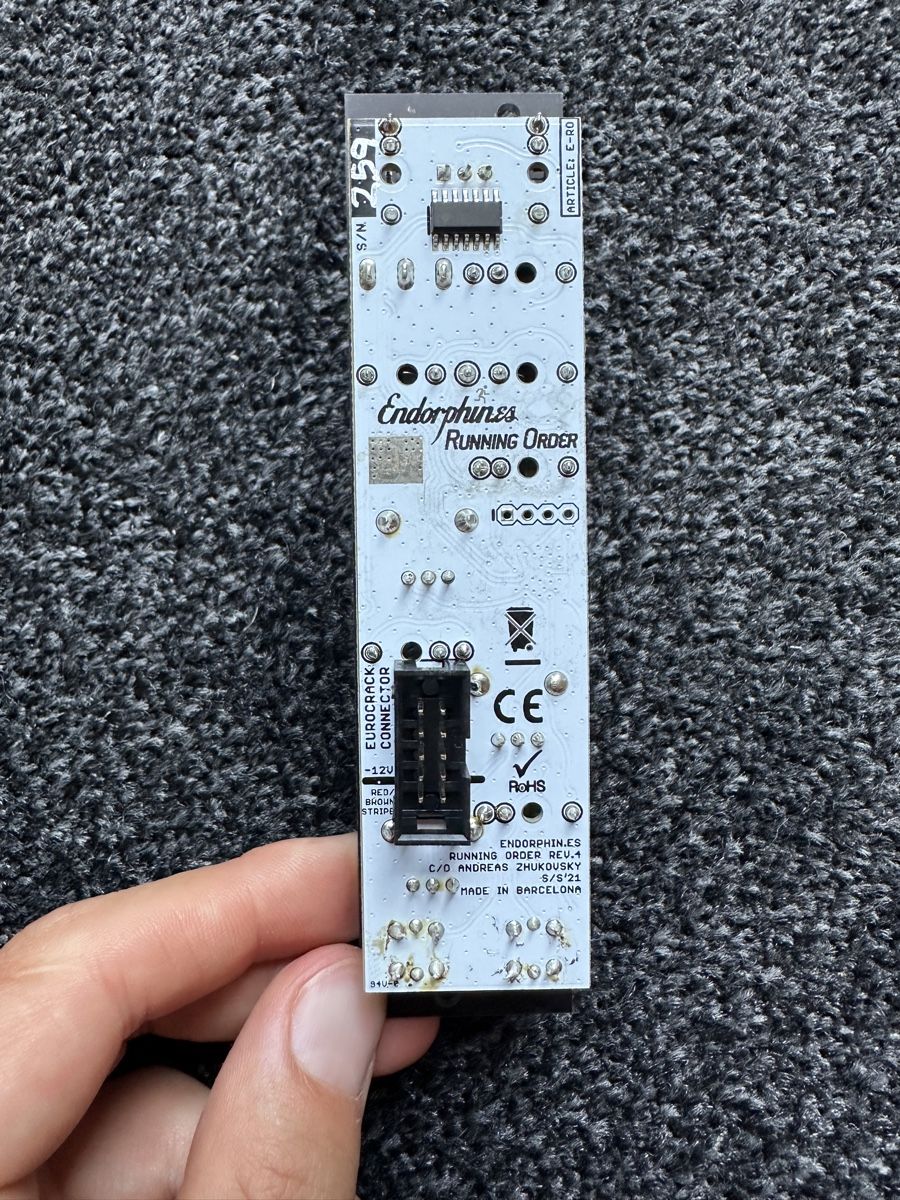 Strumenti musicali: Endorphines Running Order Sequencer - Eurorack Module – Usato da Zürich venduto da aiselin 2