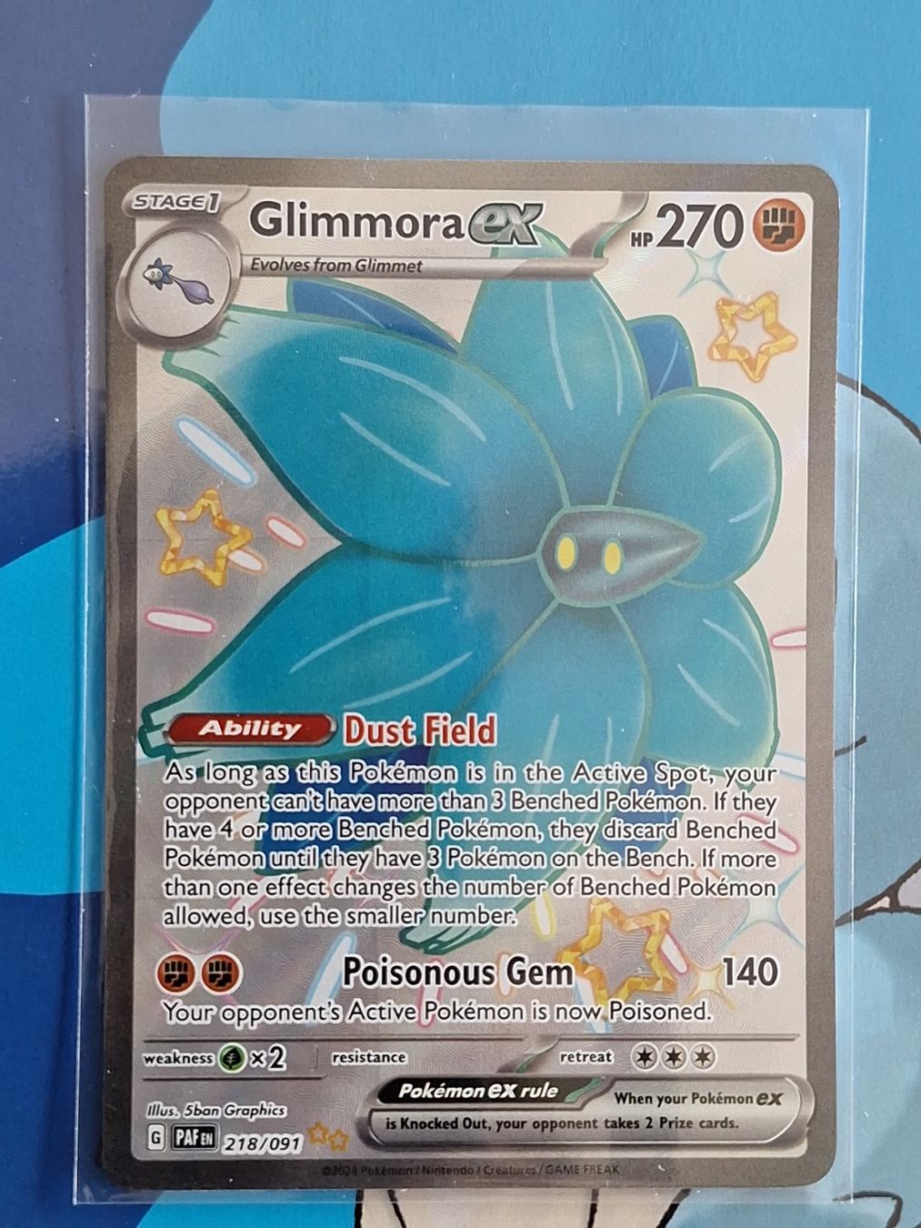 Pokémon Carte collezionabili: Glimmora EX Shiny – Usato da Altstätten SG venduto da GGsGameshop