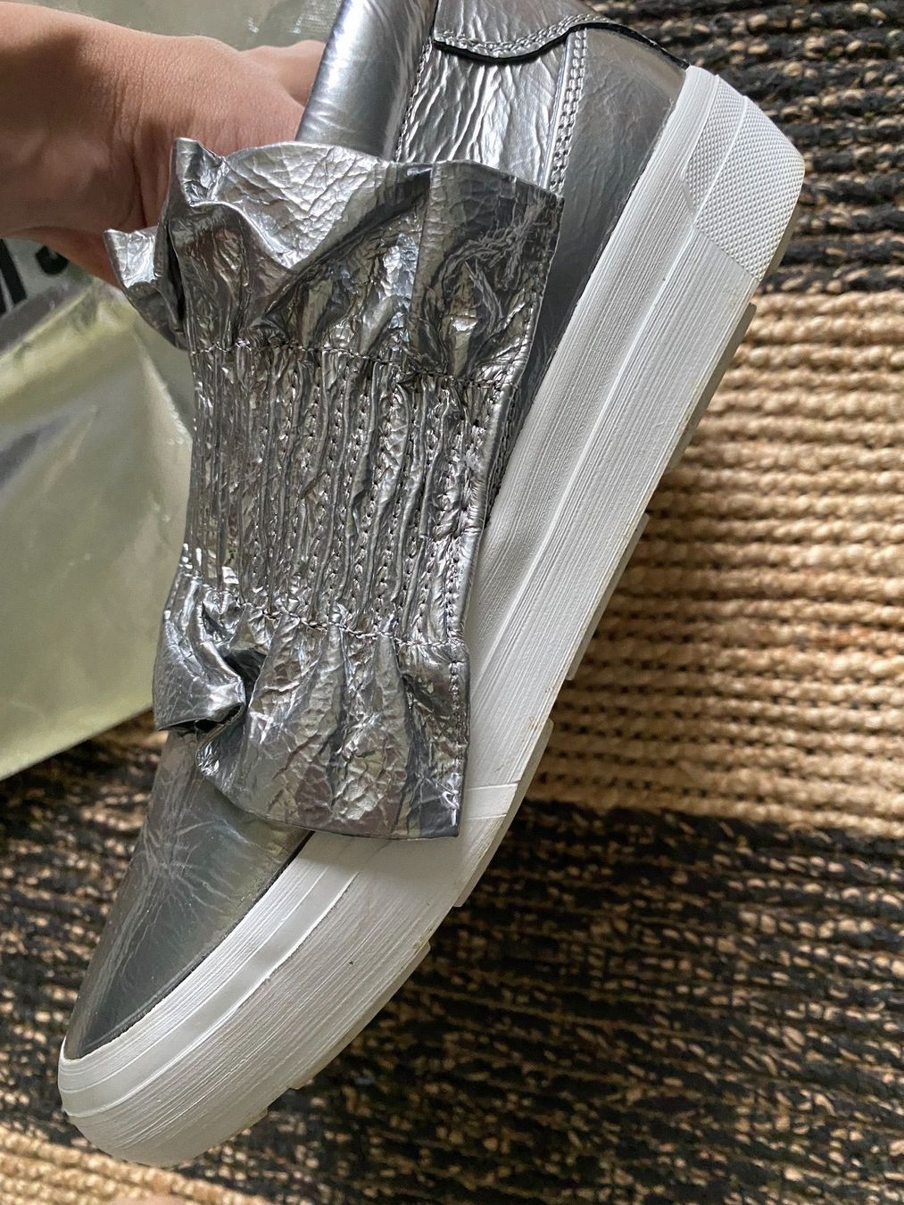 MSGM Scarpe da donna: MSGM Ollie Ruffle Sneaker - Gr. 39 – Usato da Illnau venduto da Monkky 5