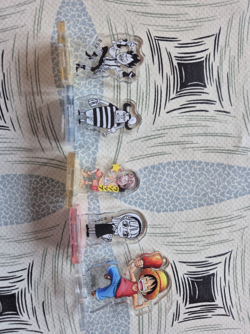 Figuren: Anime 2D Figuren Set "One Piece" 5 Stk.  – Neu (gemäss Beschreibung) aus Winkel von comeyerli