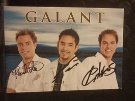 Galant - handsignierte Autogrammkarte