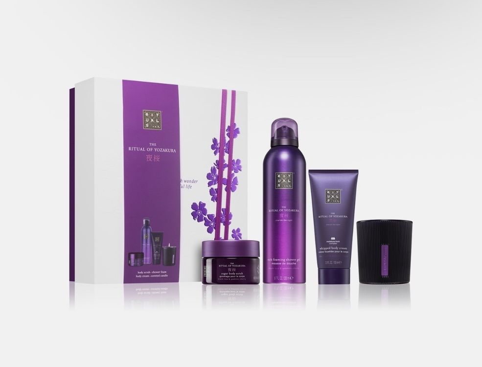 Rituals Ritual of Yozakura Set Duftkerze Body Cream M Set (Neu und ...