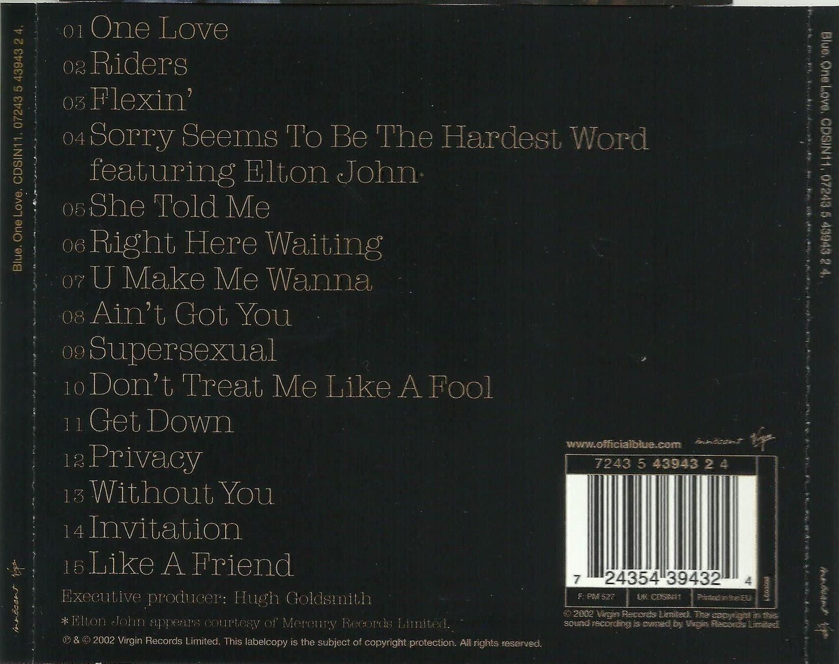 CD: Blue One CD Love – Usato da St. Margarethen TG venduto da ursk10 1