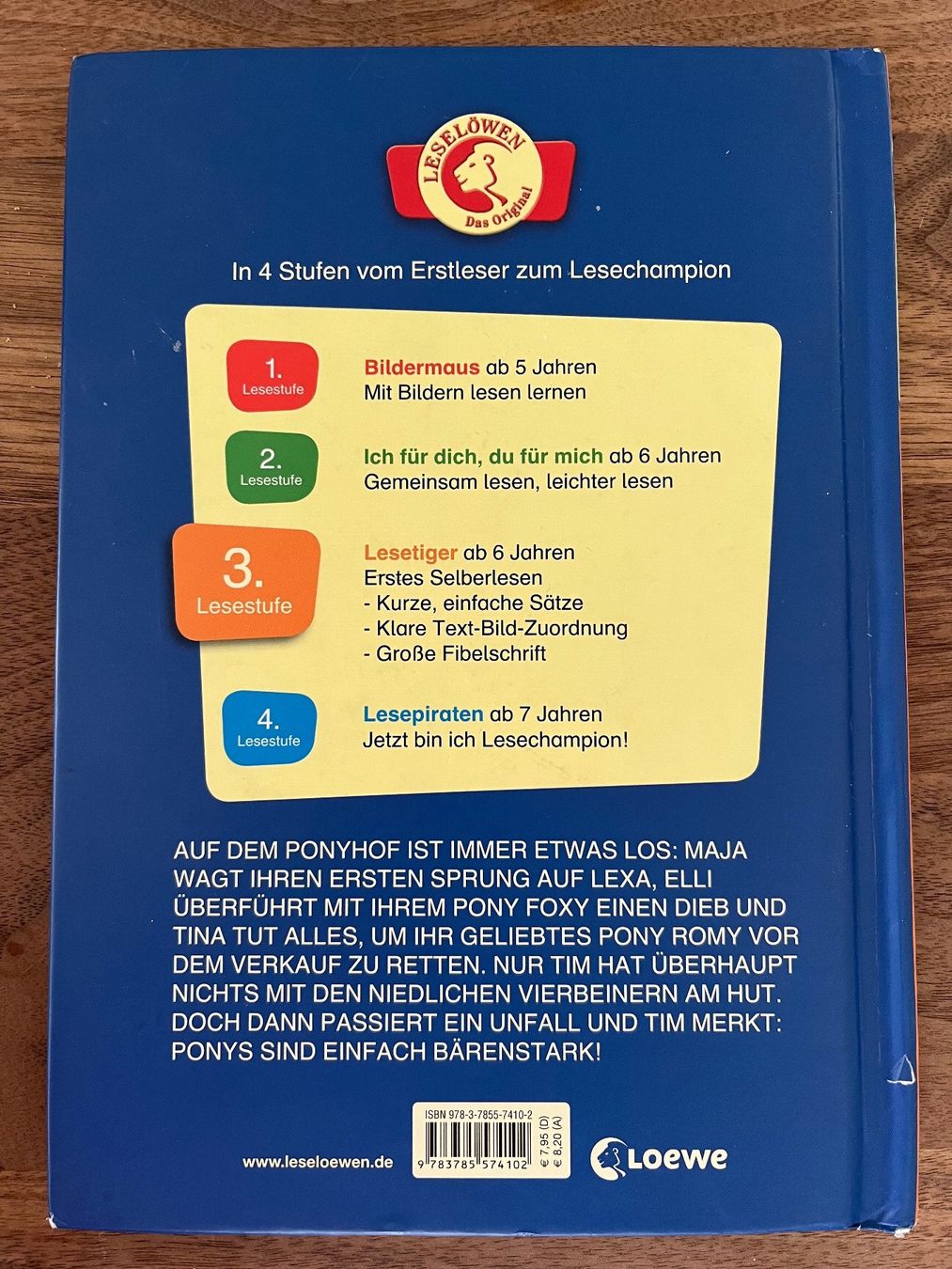 Libri: LeseTiger, 3.Lesestufe, Ponyhofgeschichten – Nuovo (secondo la descrizione) da Oberuzwil venduto da Coolan 1