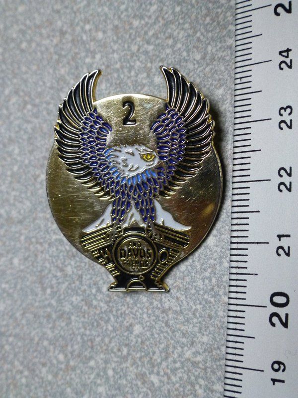 Placchette & Badge: PIN PINS HARLEY DAVIDSON HOG ABZEICHEN CHAPTER DAVOS – Usato da Gränichen venduto da Jumbo77