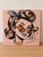 Quadro decorativo Pin-Up stile vintage – stampa 3D 