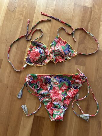 Bikini M Blumenmuster Neu in M
