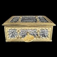 💛Antike Erhard & Söhne Schmuckschatulle–Goldene Eleganz! 👑