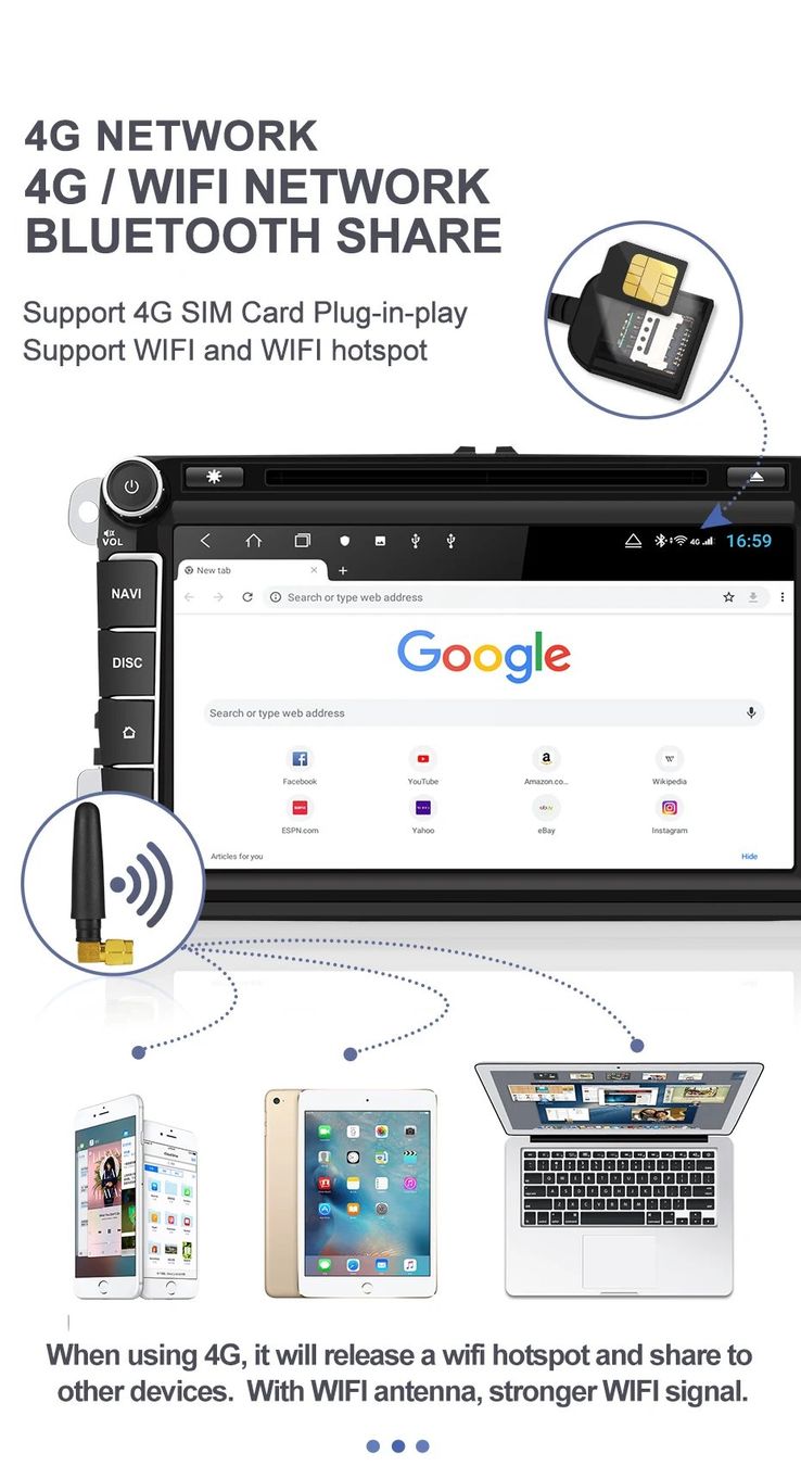 Lettore multimediale & Streamer: Multimedia Autoradio H53 Android 2DIN CarPlay – Nuovo (secondo la descrizione) da Zürich venduto da elMou11 2