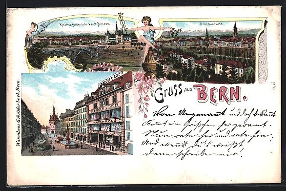 Ansichtskarten: Litho Bern, Warenhaus Gebrüder Loeb, Ki – Gebraucht aus Berlin von bartko-reher