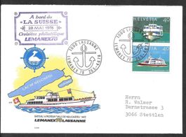 Schiffsbrief La Suisse Lemanex Lausanne 28.5.1978