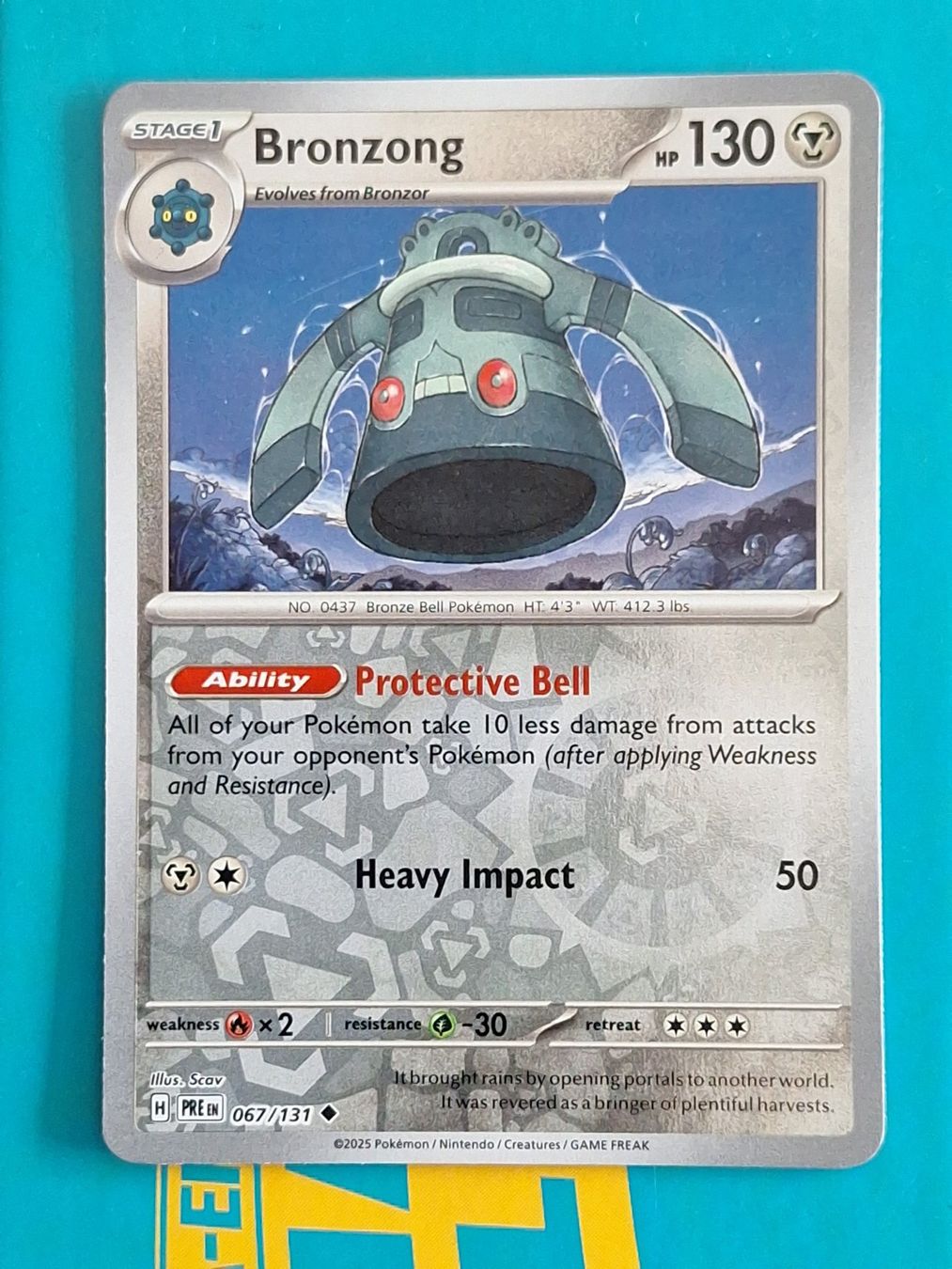 Pokémon Carte collezionabili: Bronzong - Reverse Holo - Prismatic Evolution #1.6 – Usato da Altstätten SG venduto da GGsGameshop
